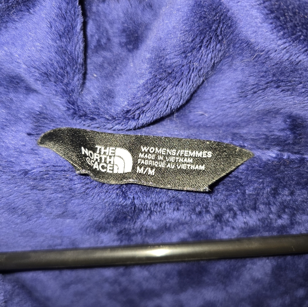 Women’The North Face jacket size Medium 90% polyester 10% Elastane, hood, Blue - Picture 2 of 4